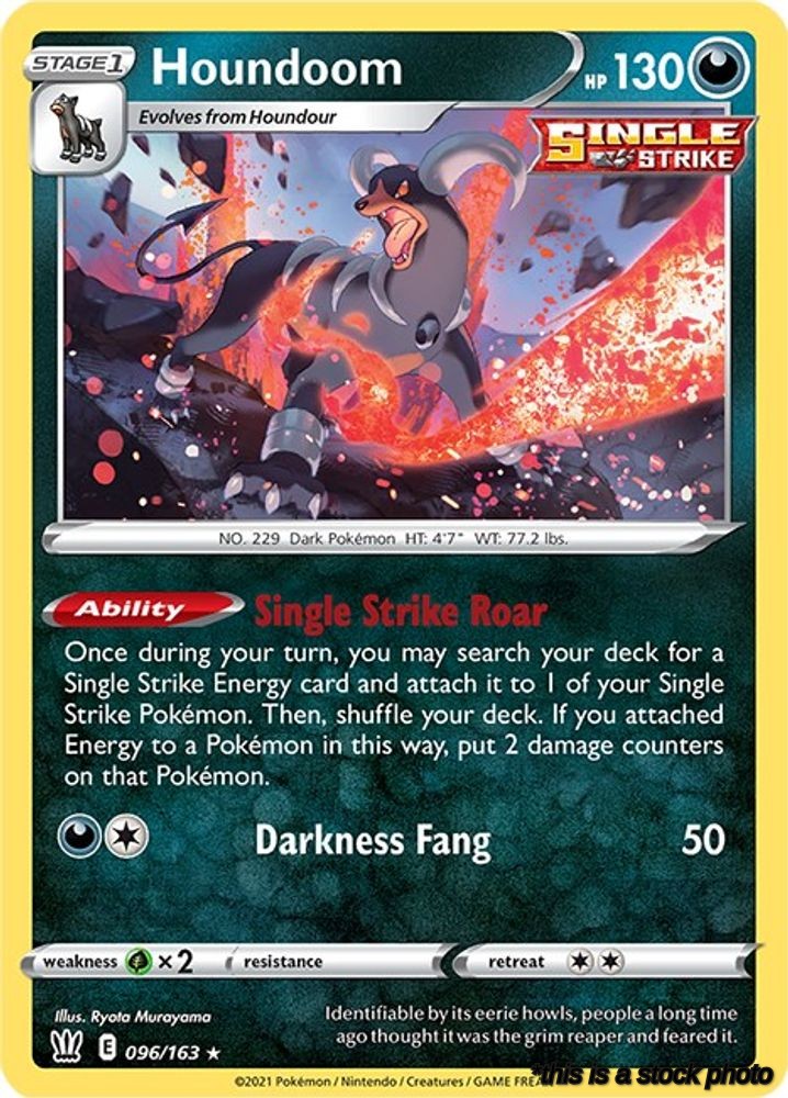 Holo Rare Houndoom [096/163 Near Mint ]