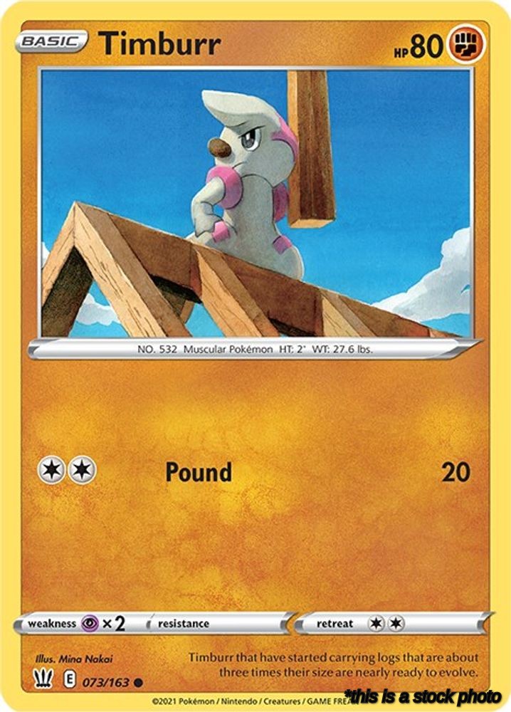 Normal Timburr [073/163 Lightly Played ]