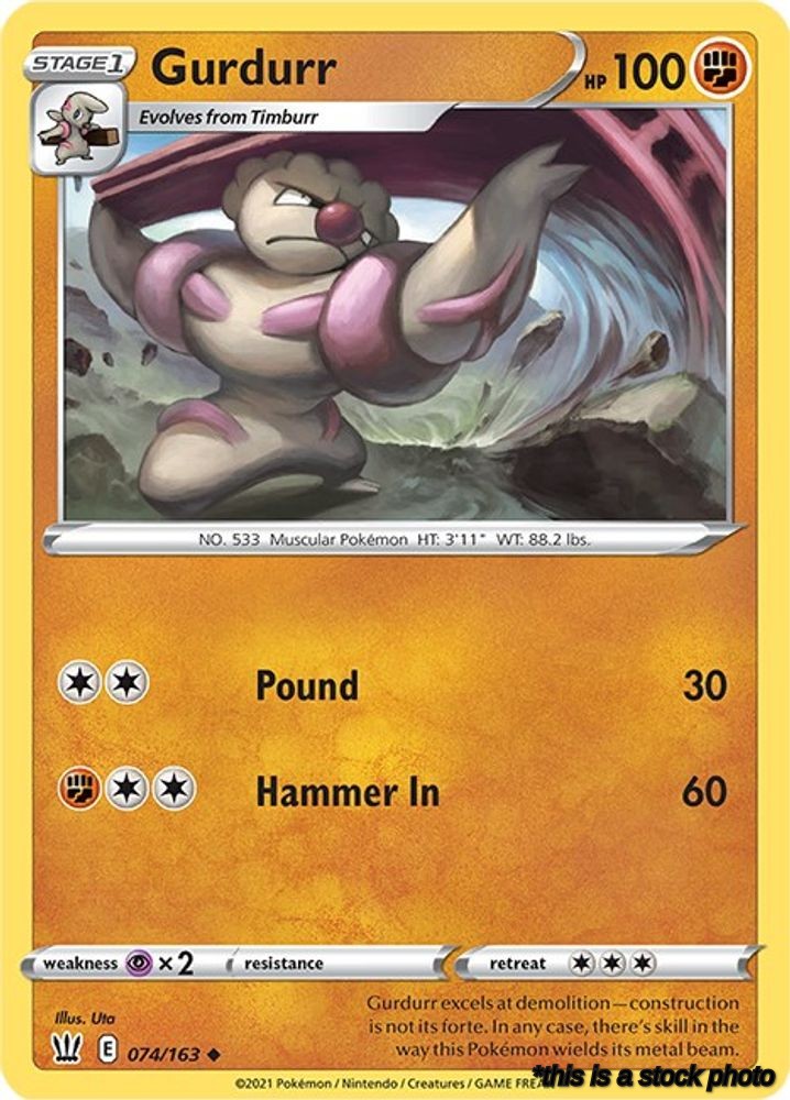Normal Gurdurr [074/163 Lightly Played ]