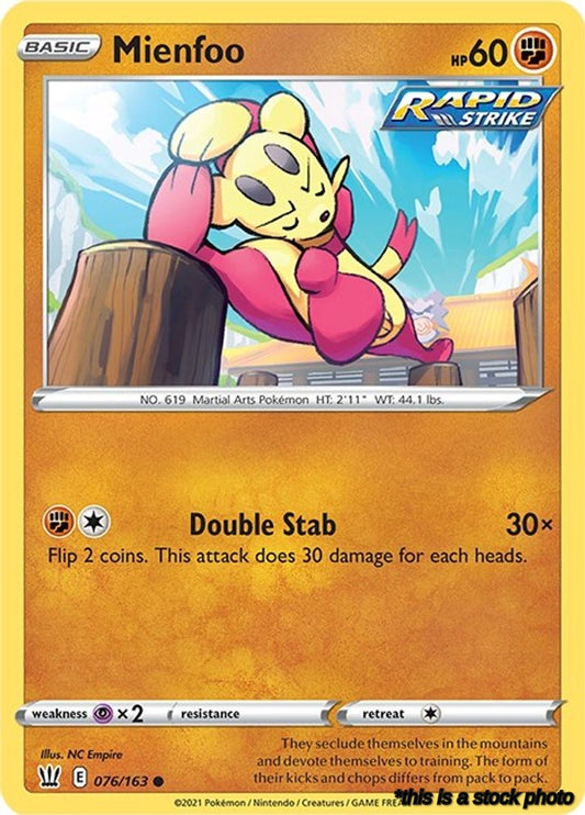 Common Mienfoo [076/163 Near Mint ]