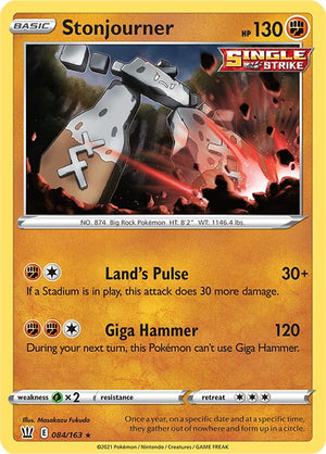 Rare Stonjourner [084/163 Near Mint ]