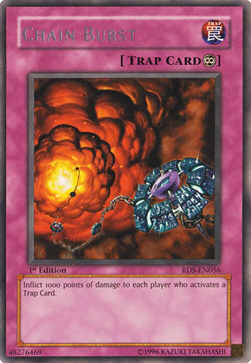 1st Edition Chain Burst [RDS-EN056 Damaged] Rare