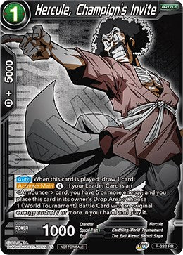 Hercule, Champion's Invite (Championship Pack 2021 Vol.1) [P-332]