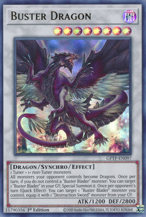 1st Edition Buster Dragon [GFTP-EN097 Near Mint] Ultra Rare