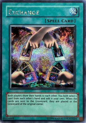 1st Edition Exchange [TSC-E001 Damaged] Prismatic Secret Rare