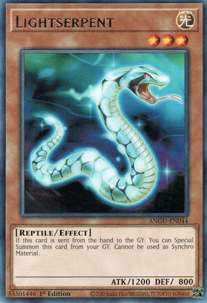 1st Edition Lightserpent [ANGU-EN044 Lightly Played] Rare