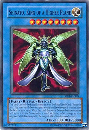 Unlimited Shinato, King of a Higher Plane [DR1-EN178 Near Mint] Super Rare
