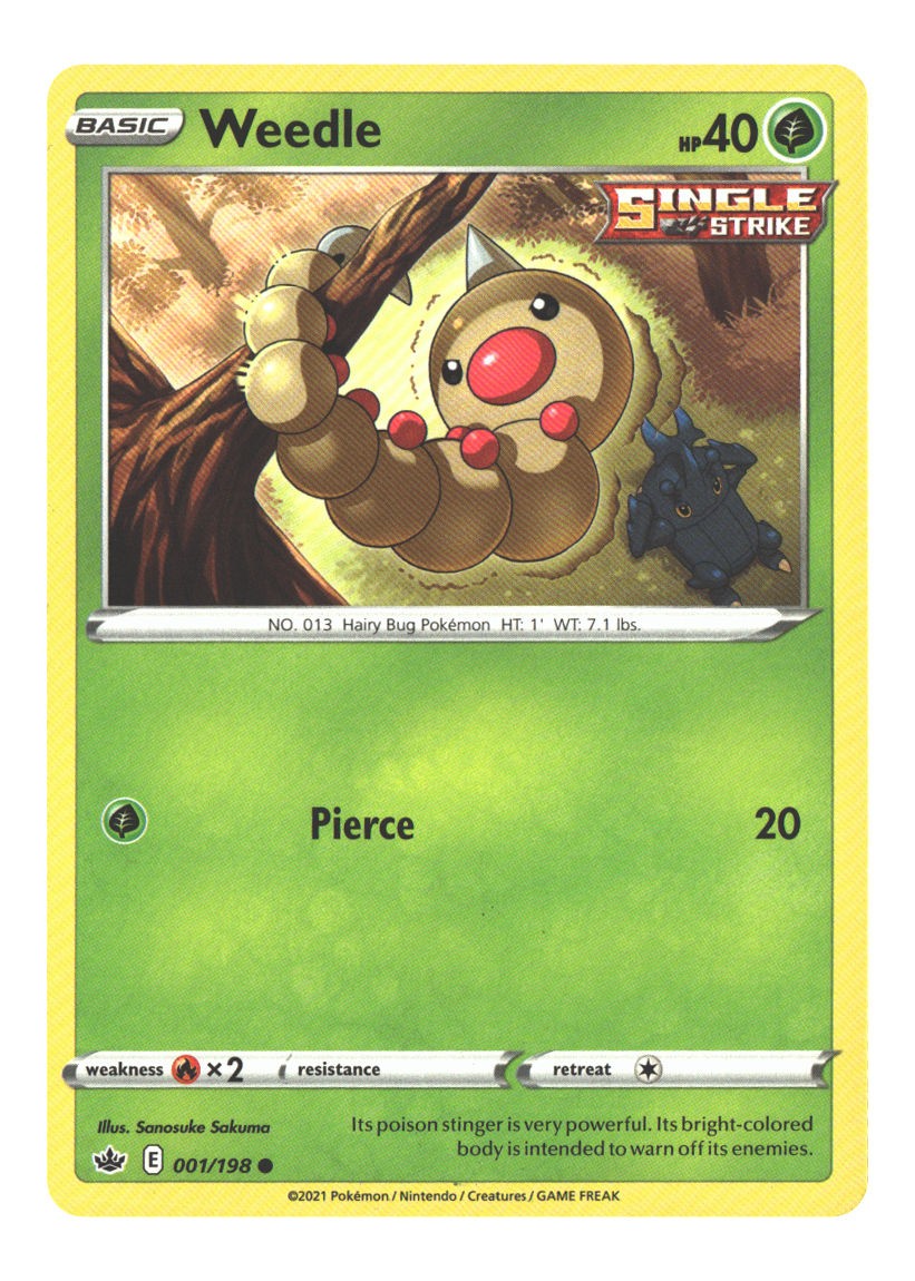 001/198 Weedle Common Normal