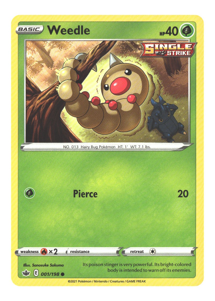001/198 Weedle Common Normal