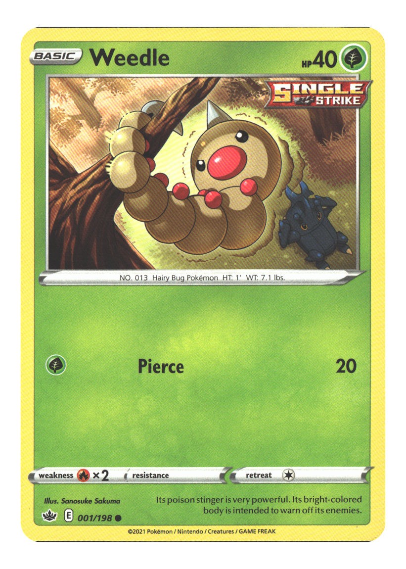 001/198 Weedle Common Normal
