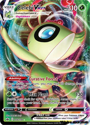 008/198 Celebi VMAX Ultra Rare Holofoil