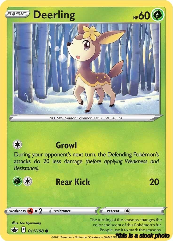 011/198 Deerling Common Reverse Holofoil