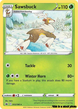 012/198 Sawsbuck Rare Normal