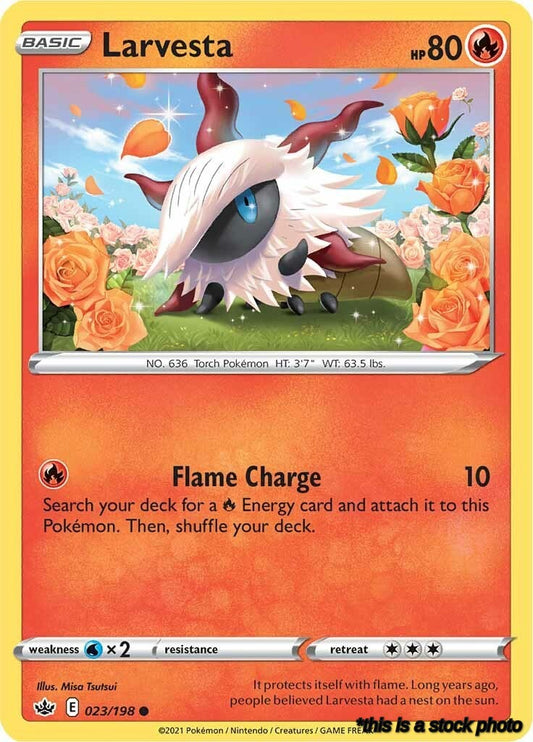 Normal Larvesta [023/198 Lightly Played ]