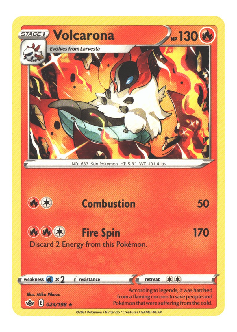 024/198 Volcarona Rare Normal