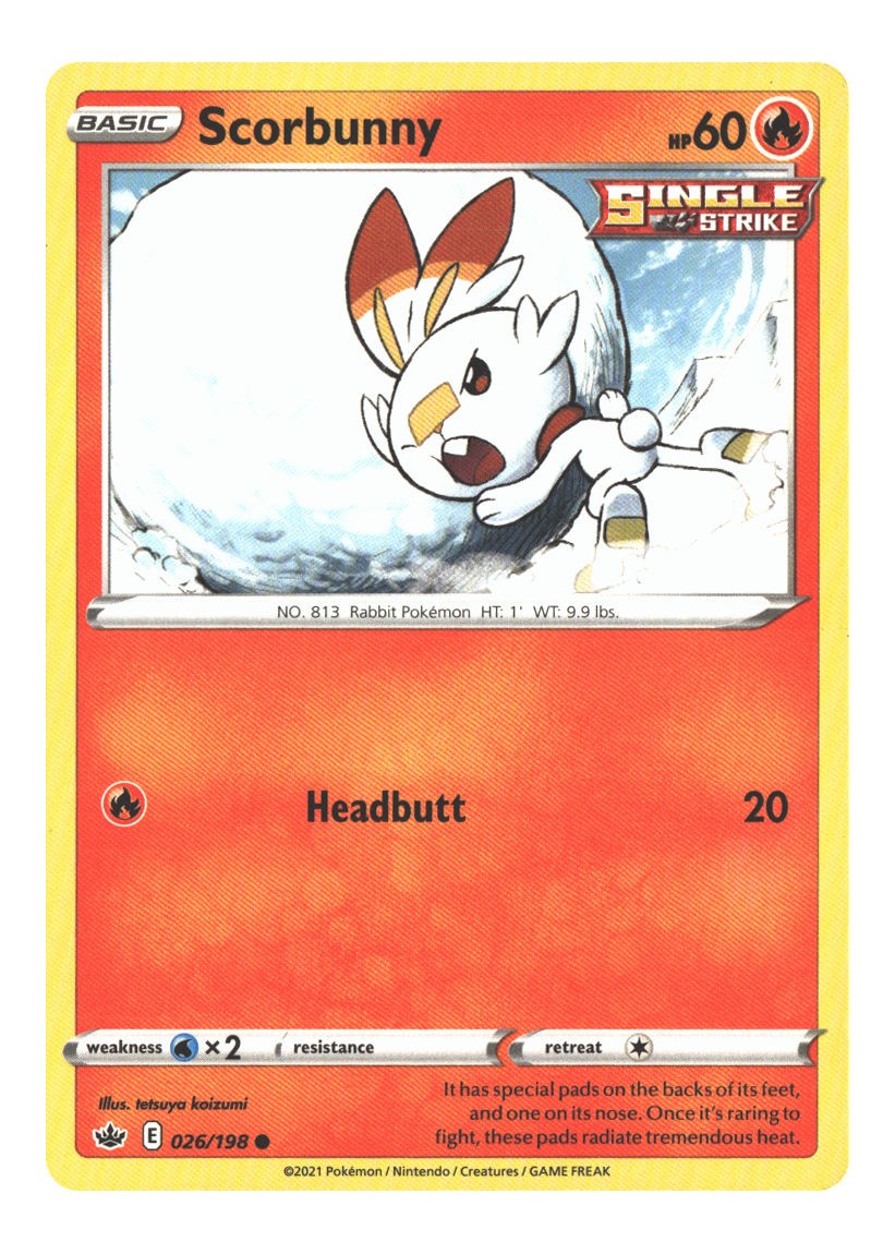 026/198 Scorbunny Common Normal