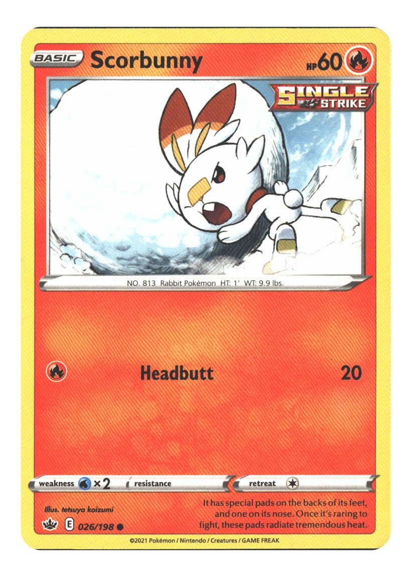 026/198 Scorbunny Common Normal