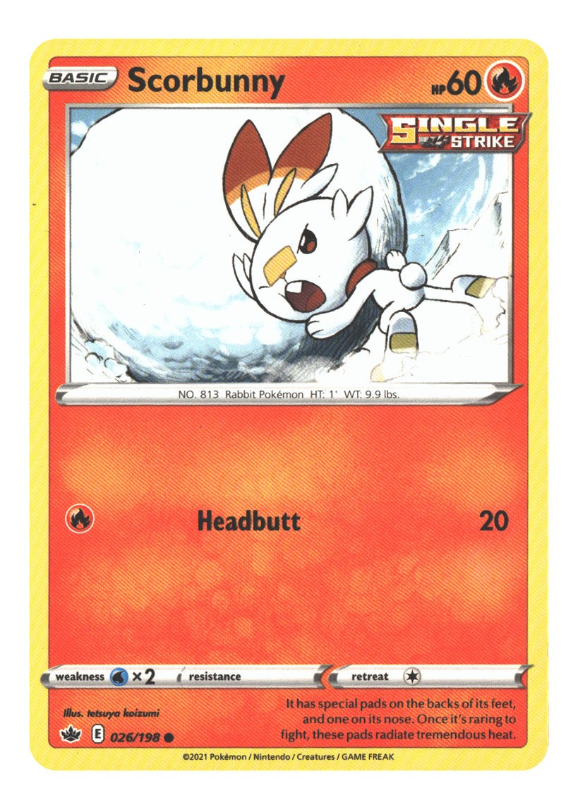 026/198 Scorbunny Common Normal