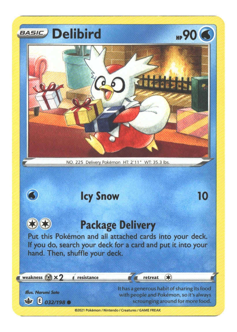 032/198 Delibird Common Normal