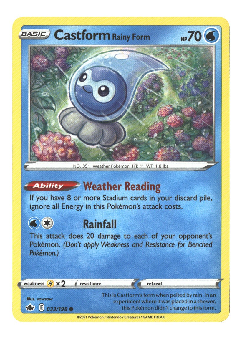 Castform Rainy Form