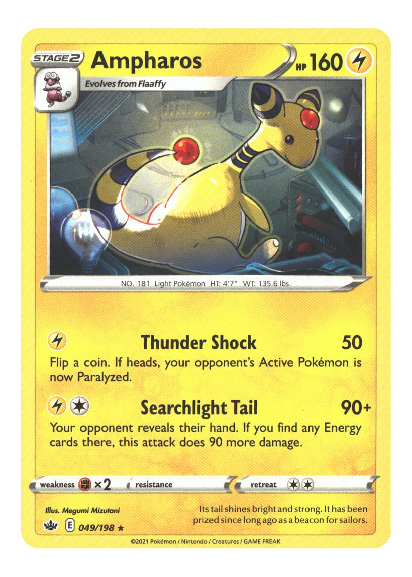049/198 Ampharos Rare Normal
