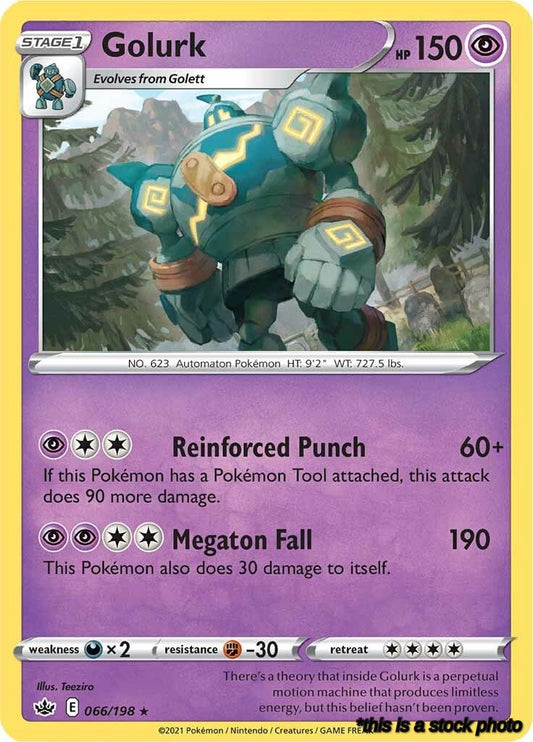 Reverse Holofoil Golurk [066/198 Near Mint ]