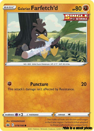 Normal Galarian Farfetch'd [078/198 Near Mint ]