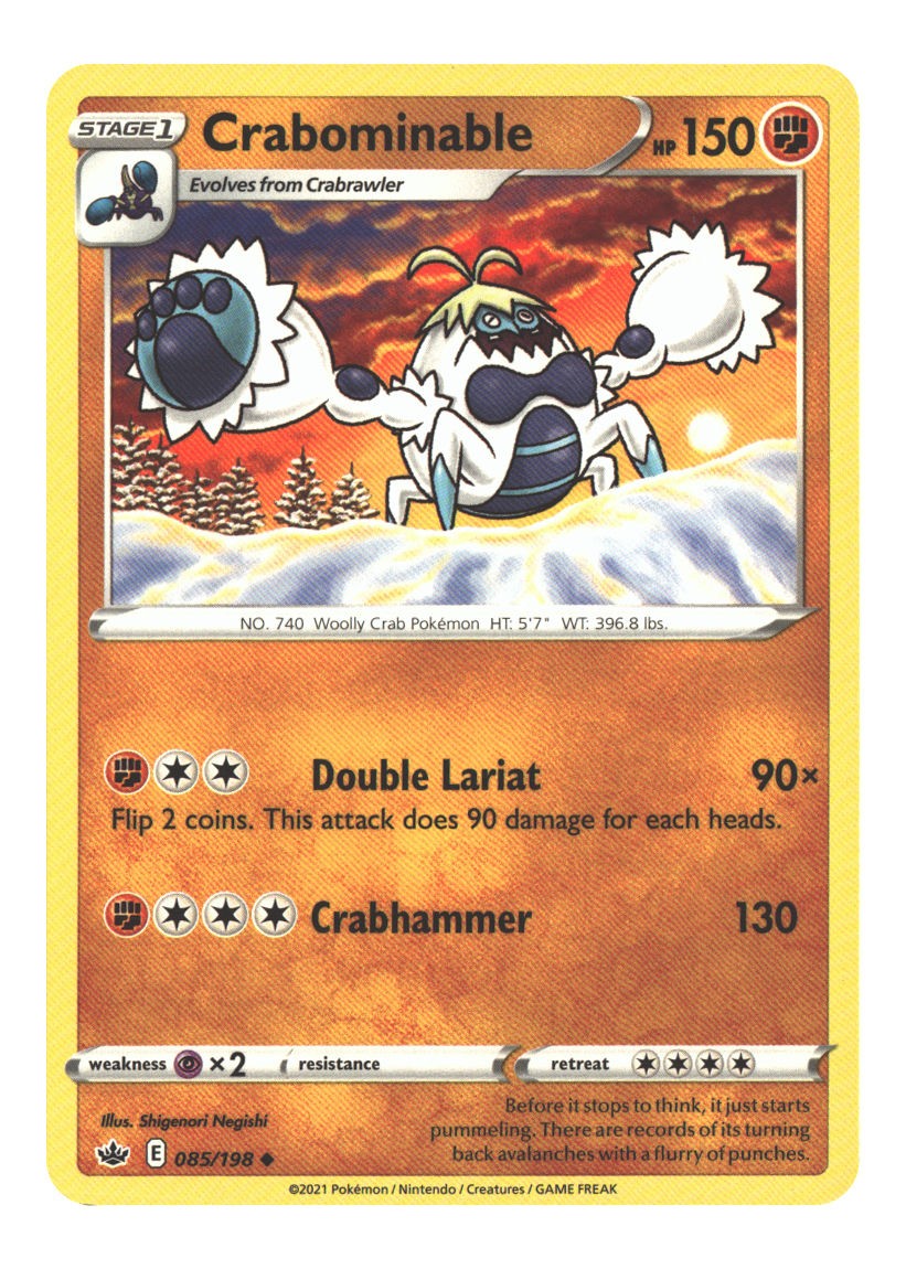 085/198 Crabominable Uncommon Normal