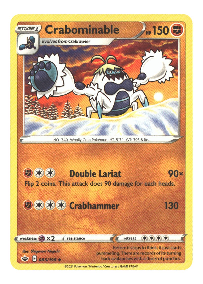 085/198 Crabominable Uncommon Normal