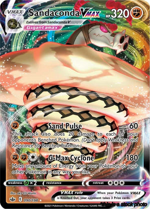 090/198 Sandaconda VMAX Ultra Rare Holofoil