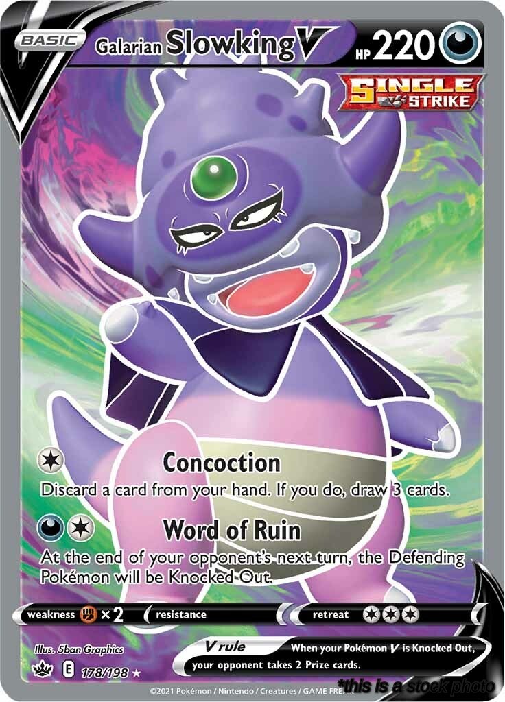 Galarian Slowking V (Full Art)