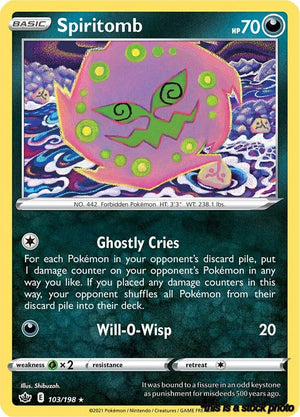 Normal Spiritomb [103/198 Near Mint ]