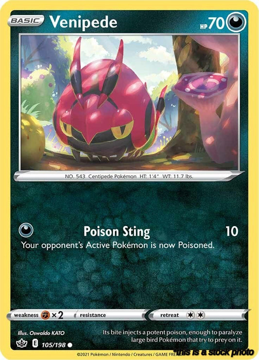Common Venipede [105/198 Lightly Played ]