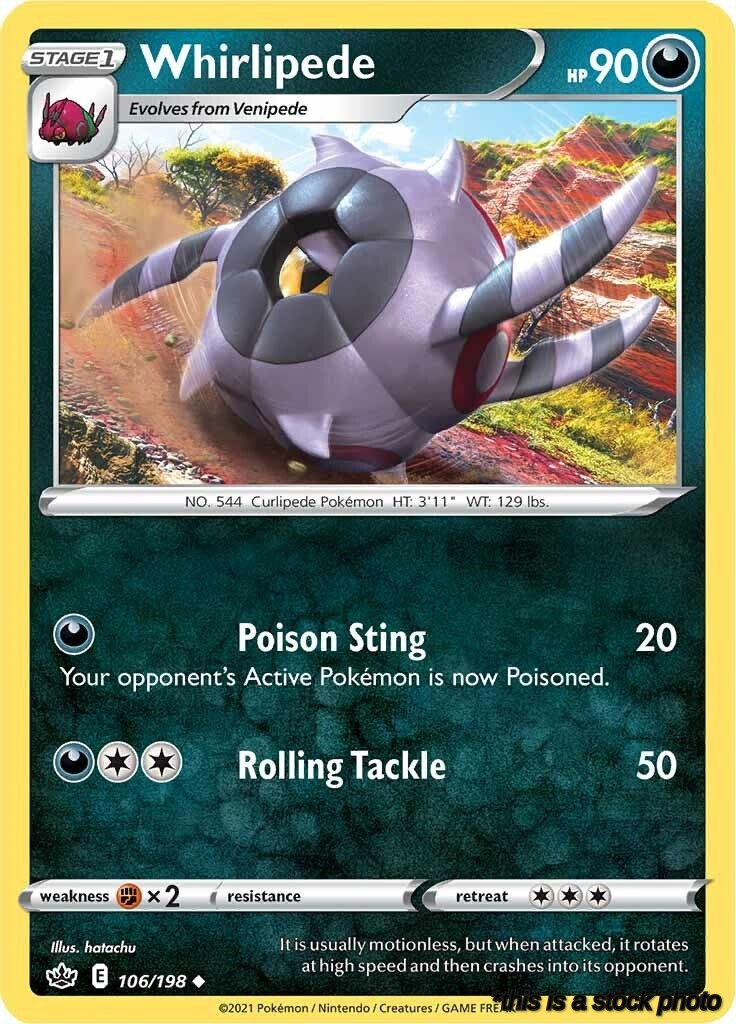 Uncommon Whirlipede [106/198 Lightly Played ]