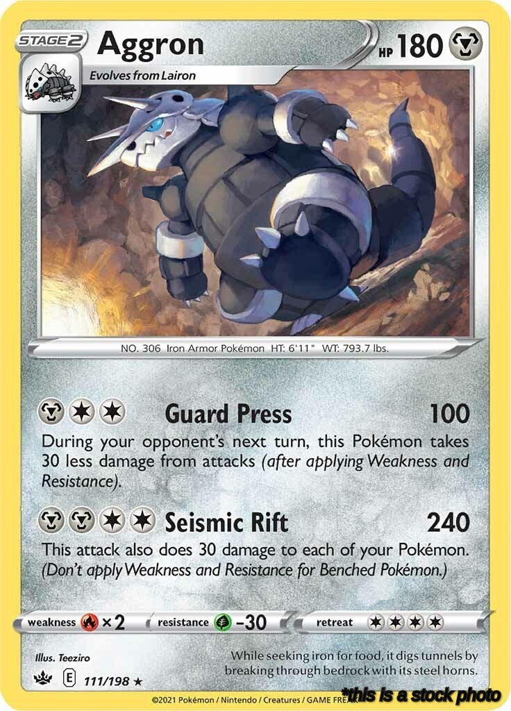 Normal Aggron [111/198 Near Mint ]