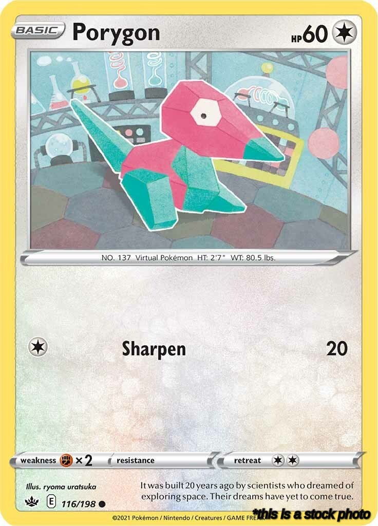 Common Porygon [116/198 Near Mint ]