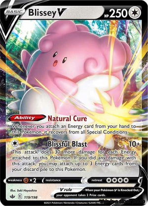 119/198 Blissey V Ultra Rare Holofoil