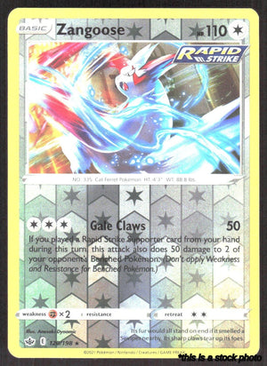 120/198 Zangoose Rare Reverse Holofoil