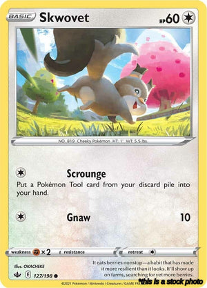 Common Skwovet [127/198 Near Mint ]