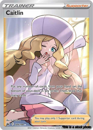 189/198 Caitlin (Full Art) Ultra Rare Holofoil