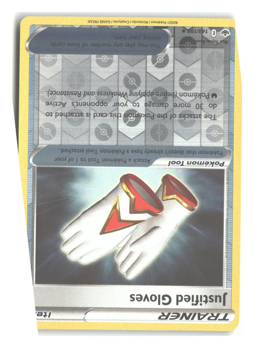 143/198 Justified Gloves Uncommon Reverse Holofoil