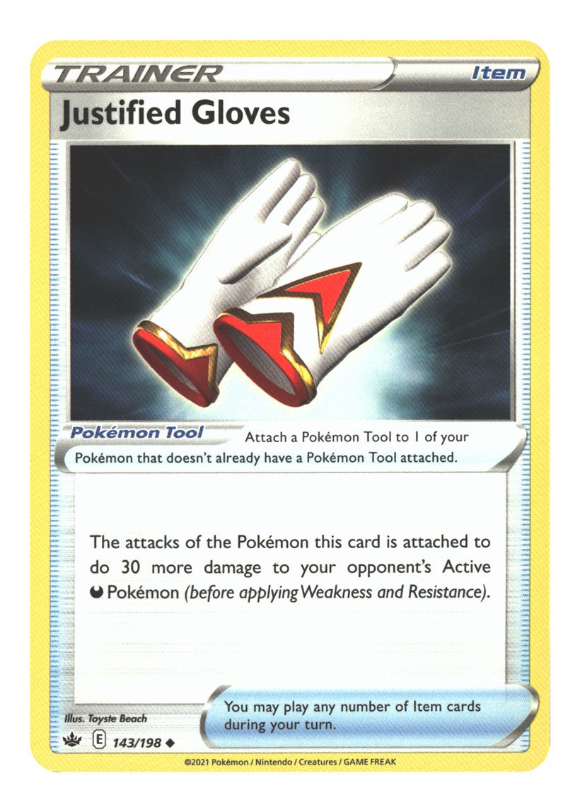 143/198 Justified Gloves Uncommon Normal