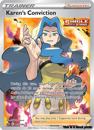 Holofoil Karen's Conviction (Full Art) [193/198 Near Mint ]