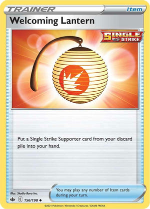 Uncommon Welcoming Lantern [156/198 Lightly Played ]