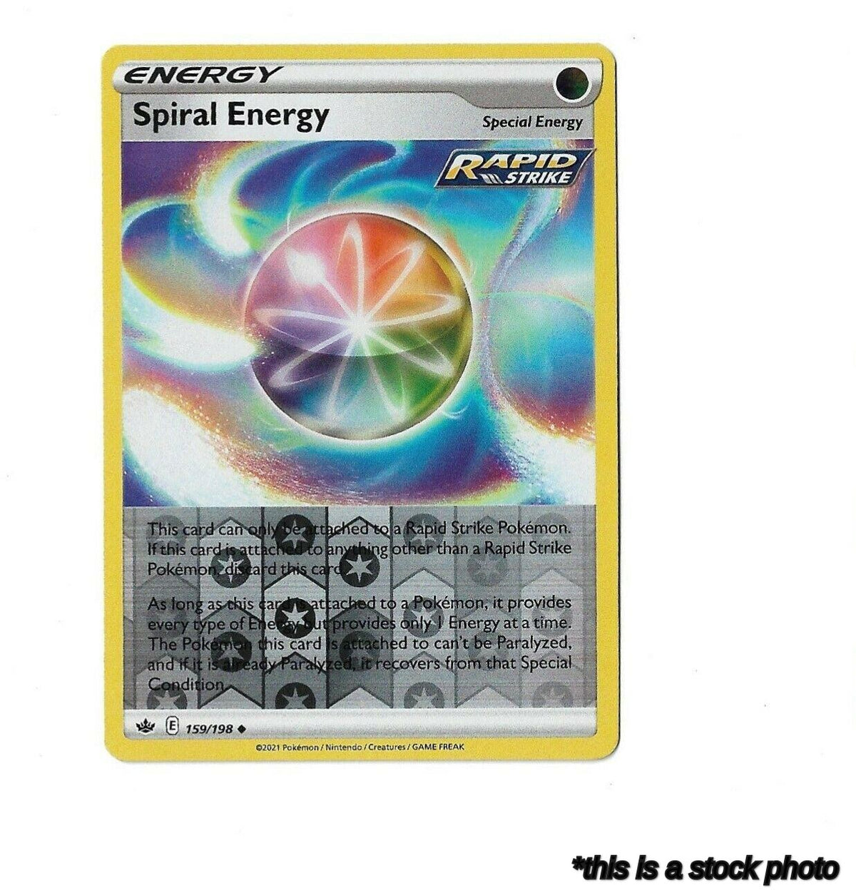 159/198 Spiral Energy Uncommon Reverse Holofoil
