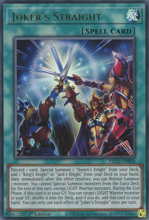 1st Edition Joker's Straight [KICO-EN004 Near Mint] Ultra Rare
