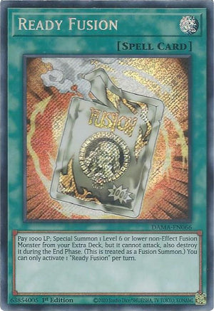 1st Edition Ready Fusion [DAMA-EN066 Near Mint] Secret Rare