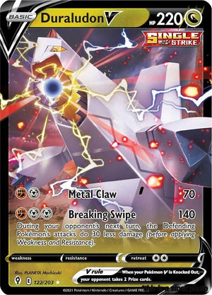 Holofoil Duraludon V [122/203 Near Mint ]