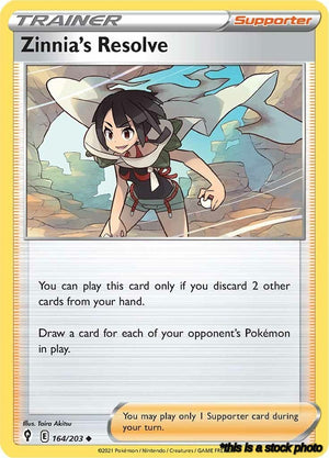 Normal Zinnia's Resolve [164/203 Lightly Played ]
