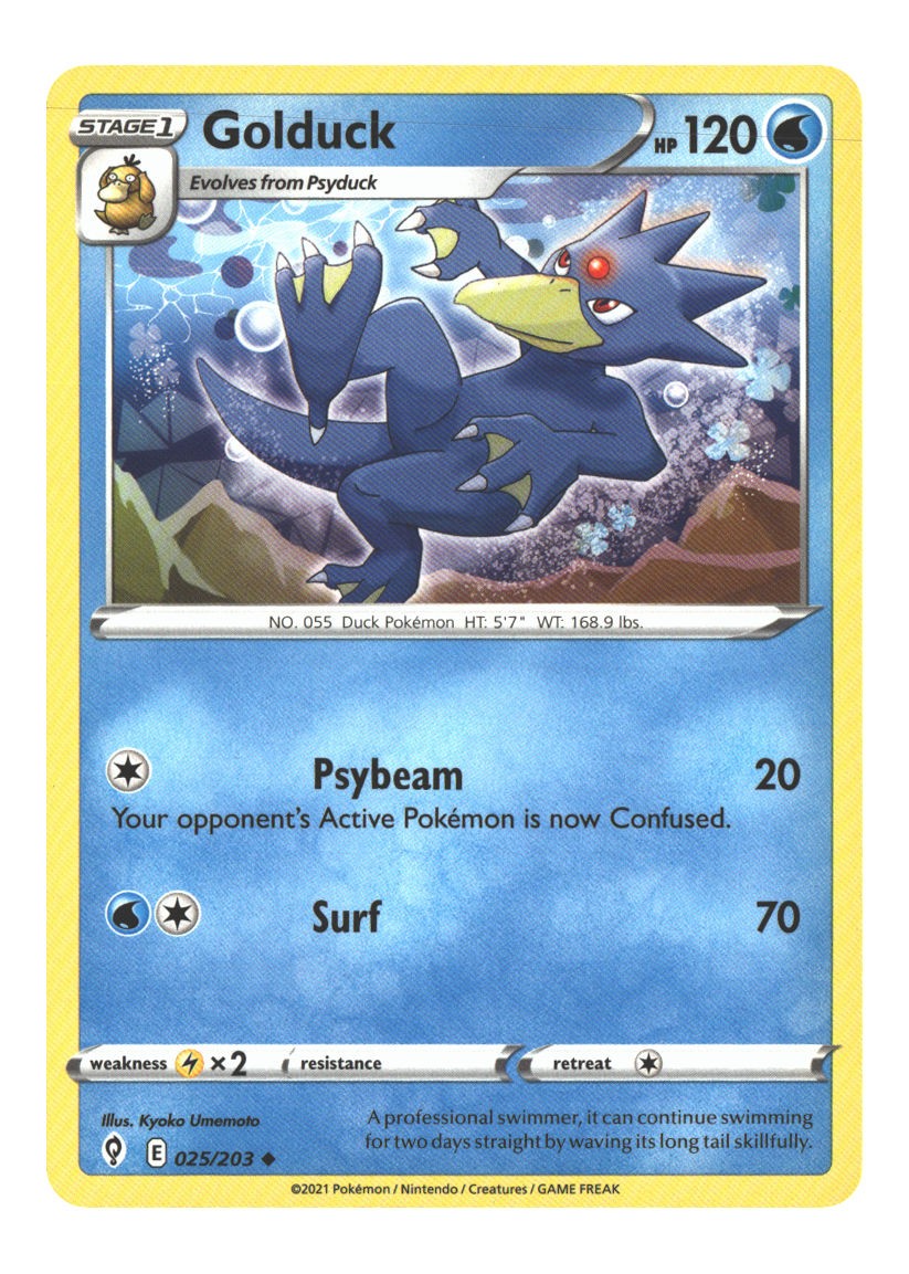 025/203 Golduck Uncommon Normal